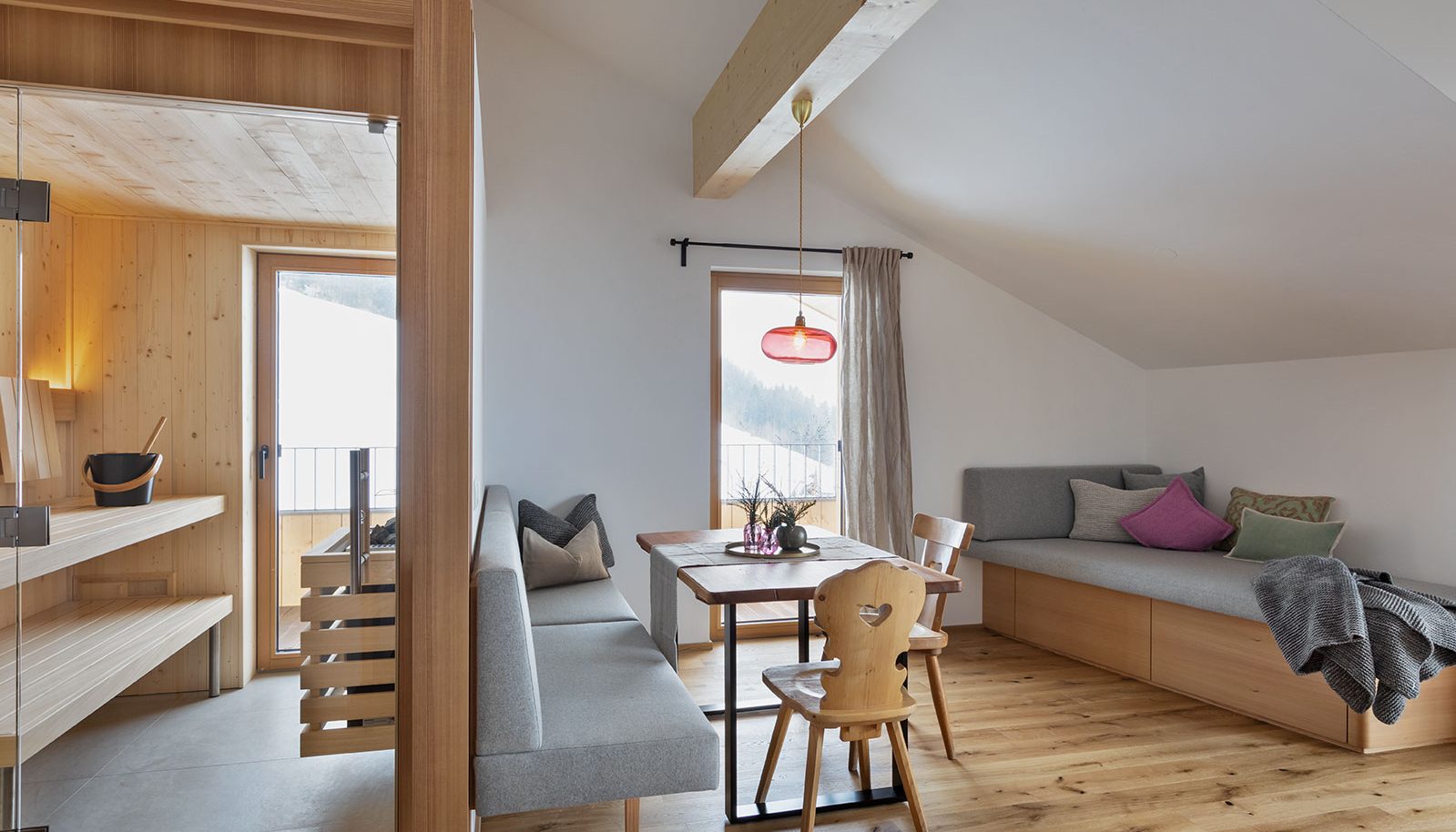 Eigene Sauna im Boutique Apartment direkt an der Skipiste Planai